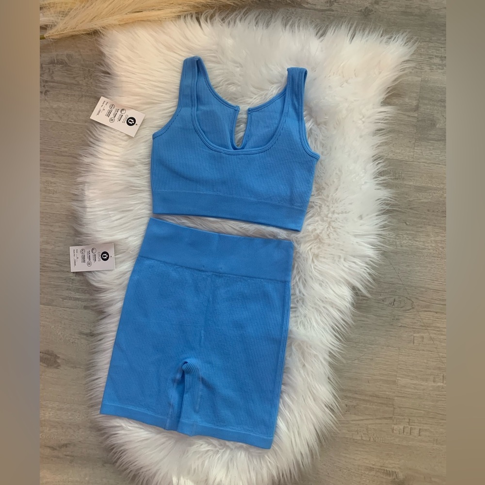 2pc ribbed workout set - Picture 7 of 7